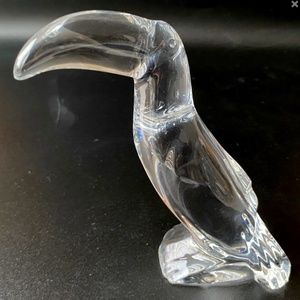 Baccarat Crystal Toucan Sculpture